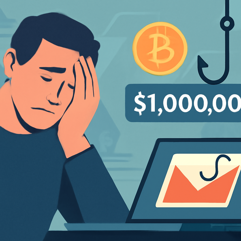 Crypto User Loses $1 Million Due to One Click in Phishing Scam