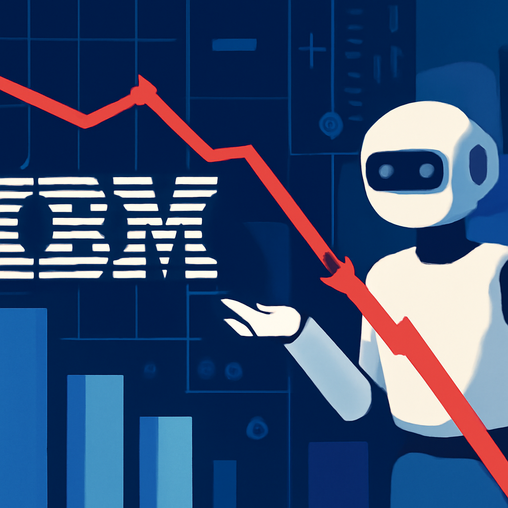 IBM Shares Plunge 25% Amid Profit Forecast Downgrade