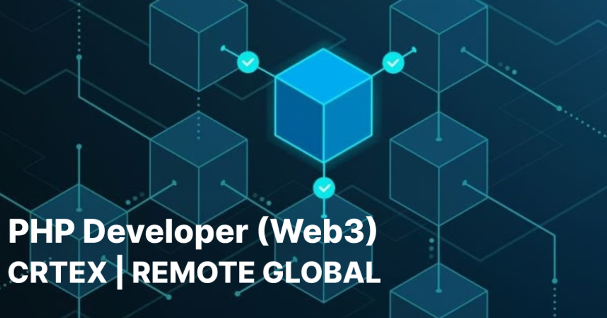 PHP Разработчик (Web3) — CRTEX