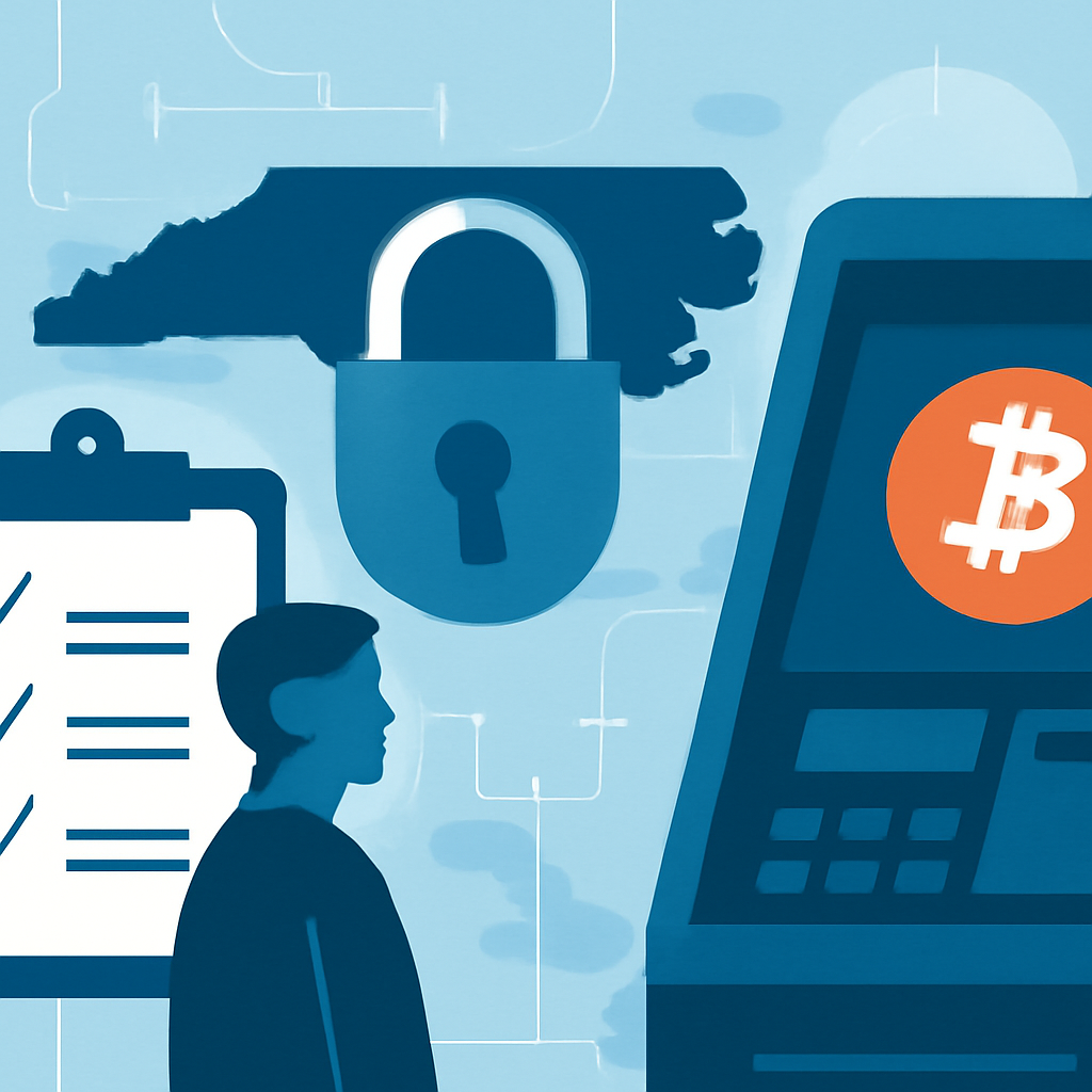 Северная Каролина вводит новые требования к лицензированию операторов Bitcoin-АТМ