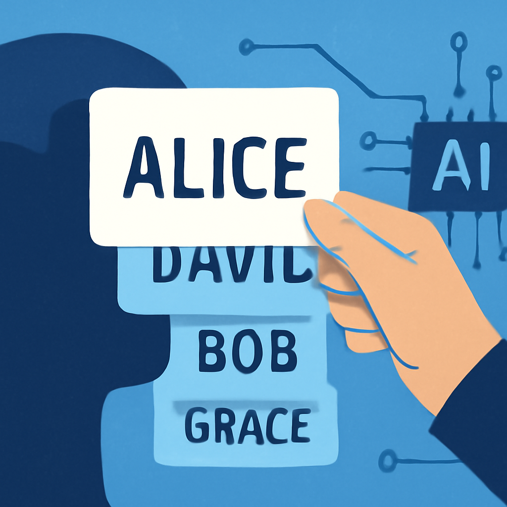 Unveiling the Favorite Names of AI Language Models
