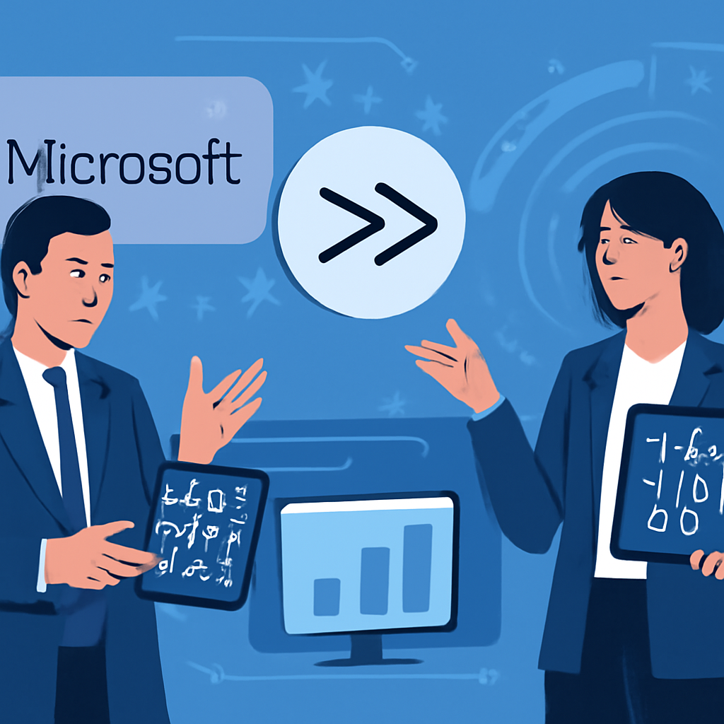 Microsoft Trains Sales Team to Compare Its AI Solutions Against Competitors