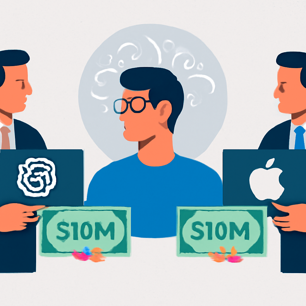 OpenAI обходит Apple с предложениями по $10 миллионов для лучших инженеров ИИ