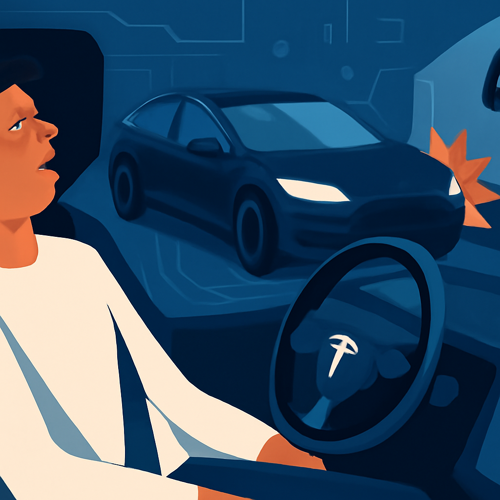 Tesla Driver Falls Asleep at the Wheel — Autopilot Fails to Prevent Accident