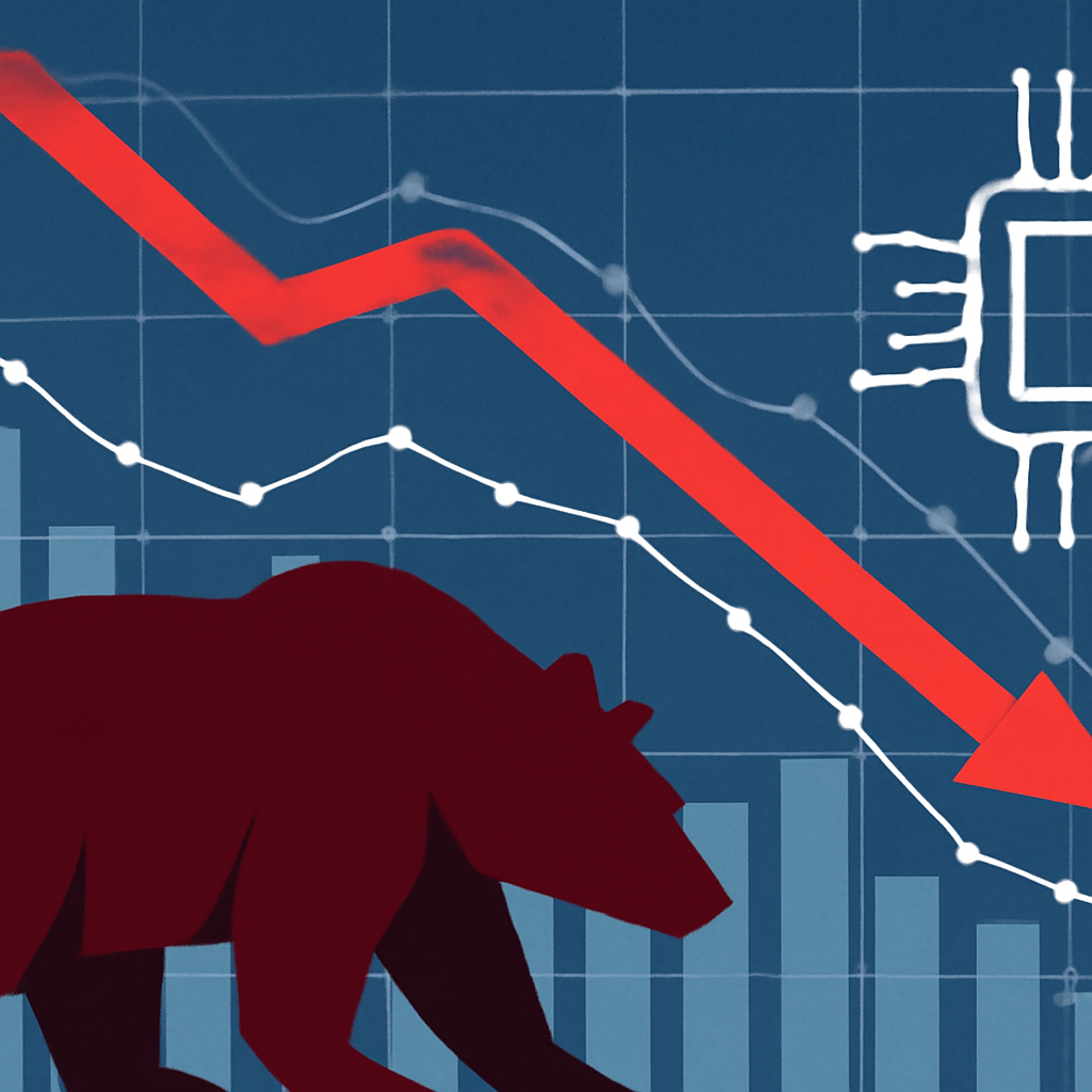 Nasdaq снова падает: паника инвесторов и страхи по поводу рынка