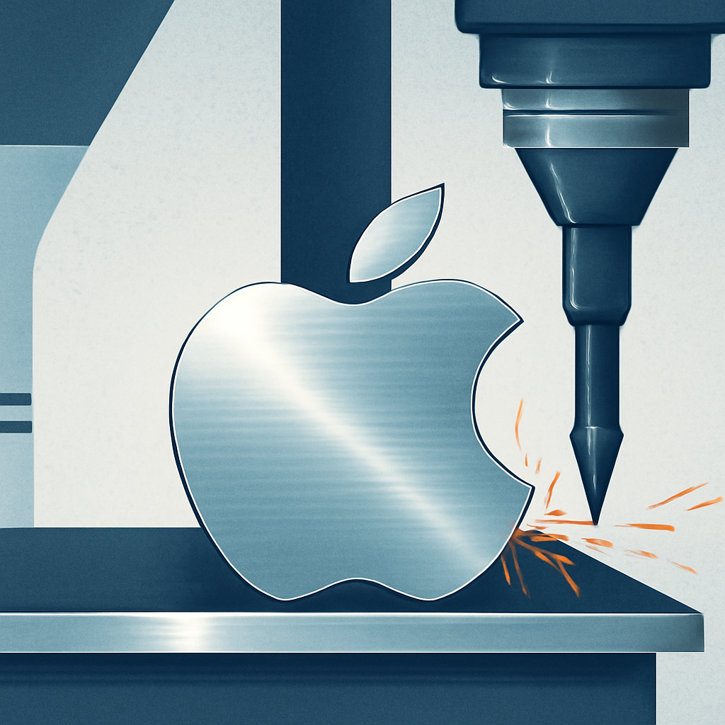 Apple усиливает свои позиции в гонке технологий благодаря уникальной обработке металла