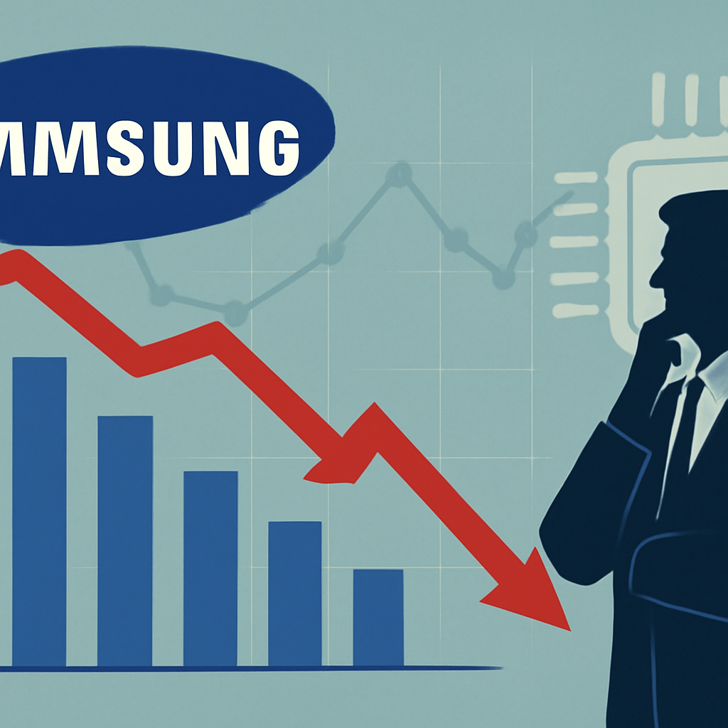Samsung's Q2 Profit Jumps 15-Fold, Shares Drop Amid Chip Demand Concerns