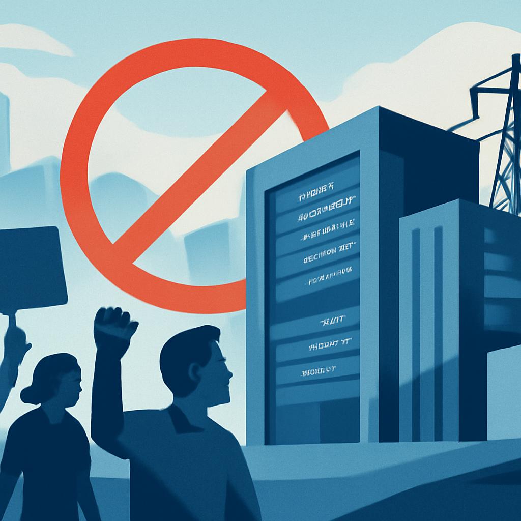 Data Center Opposition Rises Across US, Triggering Zoning and Power Supply Challenges