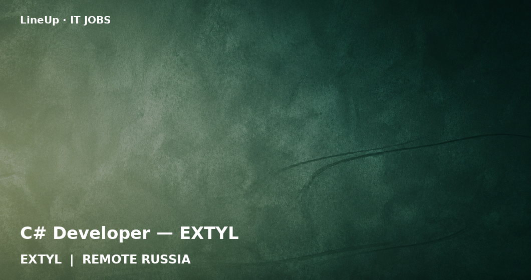C# Developer — EXTYL