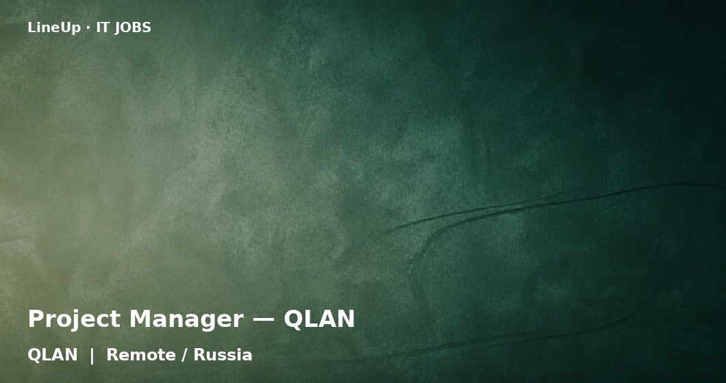Project Manager — QLAN
